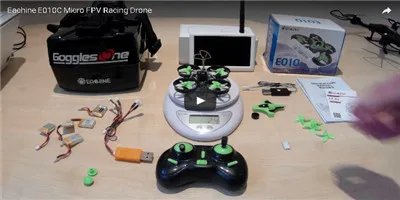 Eachine E010C микро FPV гоночный Дрон с камерой 800TVL 40CH 25MW CMOS 45C батарея с креплением колпачок VS E010 Квадрокоптер