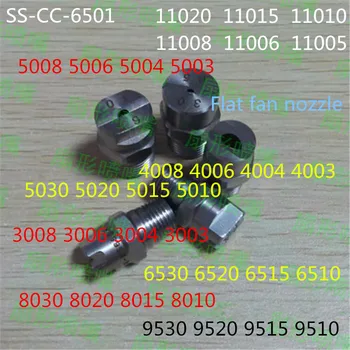 

40 pcs High quality flat fan nozzle,1/8 BSPT stainless steel flat jet nozzle