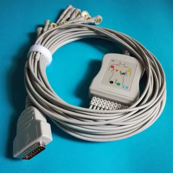 

GE MARQUETTE EKG cable 10 lead ecg cable Snap on terminal