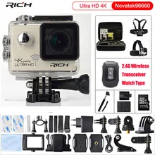 Action font b camera b font Ultra HD 4K 24fps gopro hero 4 stlye 16MP WiFi