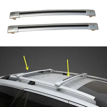 

A Set Aluminum Cross Bar Roof Cargo Luggage Rack For Nissan QASHQAI 2010-2016