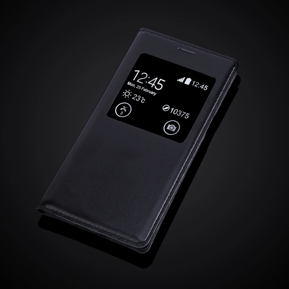 Для samsung Galaxy S5 SV Mini S5mini G800 кожаный флип-чехол с открытым окном для задней панели защитный чехол
