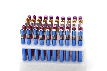 

50Pcs Display Box Woman Spring Cigarette Metal Tobacco Pipe Snuff Exhaust Pipe Fitting Hookah Accessory Wholesale Christmas Gift
