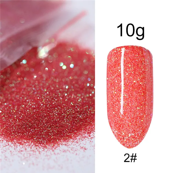 1 Box Chameleon Mirror Nail Glitter Powder Neon Aurora Effect Mermaid Nail Art Dust Chrome Pigment Manicure Decoration - Цвет: 46219-2