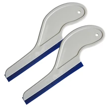 Car Squeegee With Soft Silicone Water Blade Auto Vinyl Squeegee With Handle Car Vehicle Window Washing Cleaning