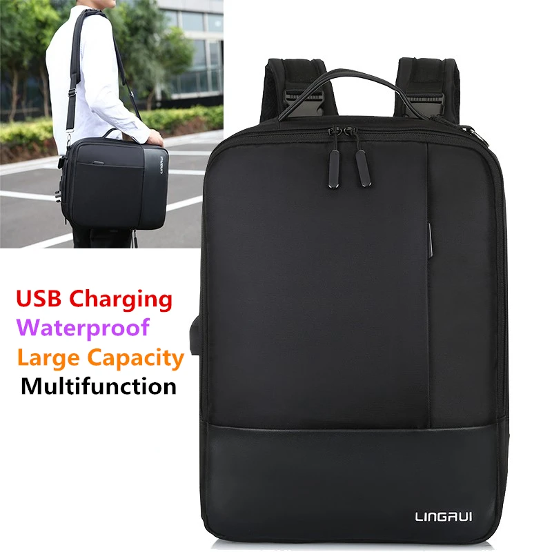 

Waterproof USB Charging Large Capacity 15.6inch Laptop Backpacks Casual Business School Travel Backpack Men Bagpack mochila