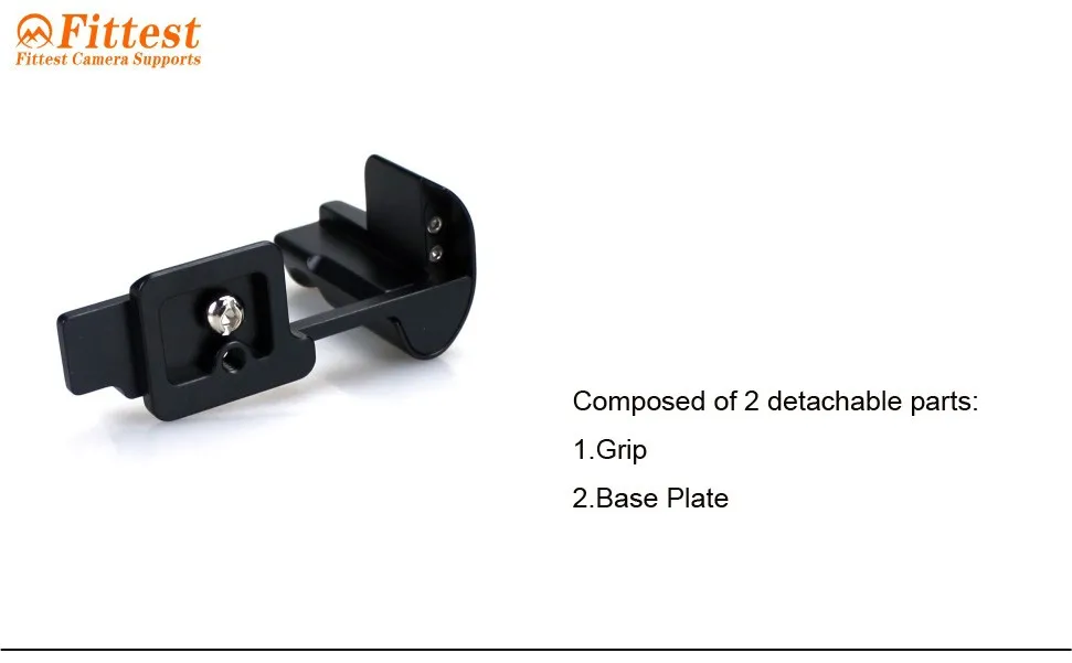 FITTEST LB-EOS-M Вертикальная быстросъемная l-пластина/кронштейн Canon держатель камеры рукоятка для canon EOS M Arca-swiss RRS совместимый
