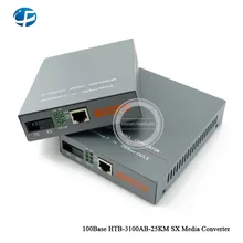 

1pair 100Base HTB-3100AB-25KM SX Fiber Optical Media Converter with 10/100Base 25KM enternet Media Converter
