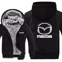 Толстовки с капюшоном для Mazda, зимняя мужская повседневная шерстяная флисовая куртка для мужчин, Свитера для Mazda, пуловер