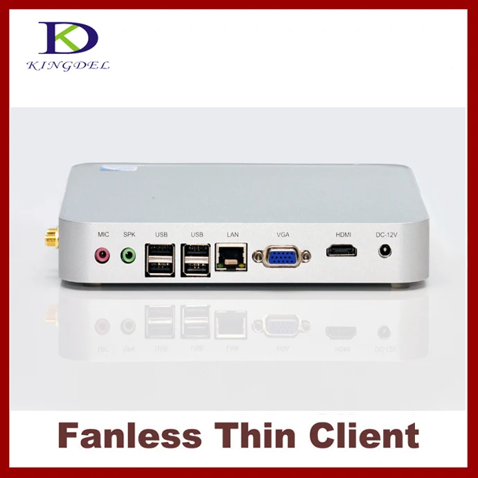  Metal Case Thin Client PC, Cloud computer 2GB RAM/32GB SSD , Intel Celeron 1037U, 1080P HDMI Fanless 
