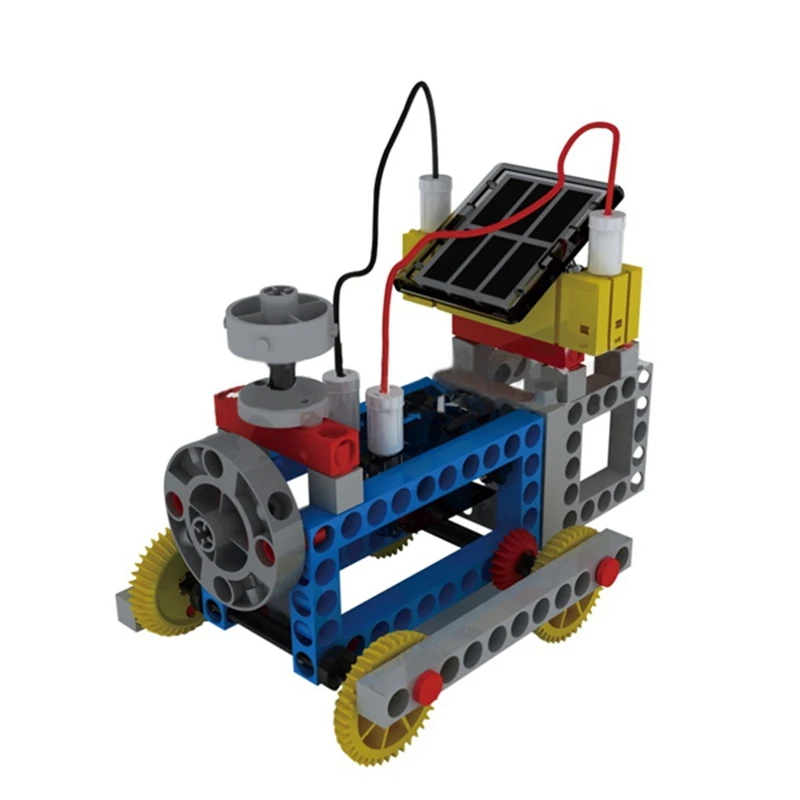 

High Quality 6 In 1 Solar Power Building Block Toy Mechanical Movement Educational DIY Bricks Toys Funny Children Gift Toys