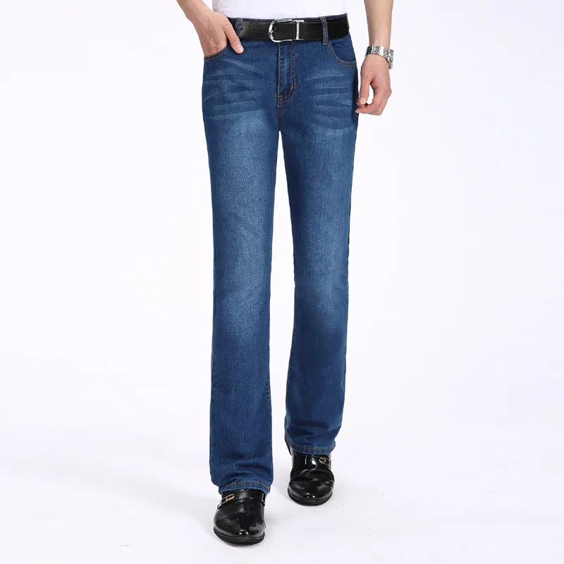 

Jeans Men Men's Korean version of Denim Micro Bell pants Men Slim Stretch Flare Jeans More Size 28-34