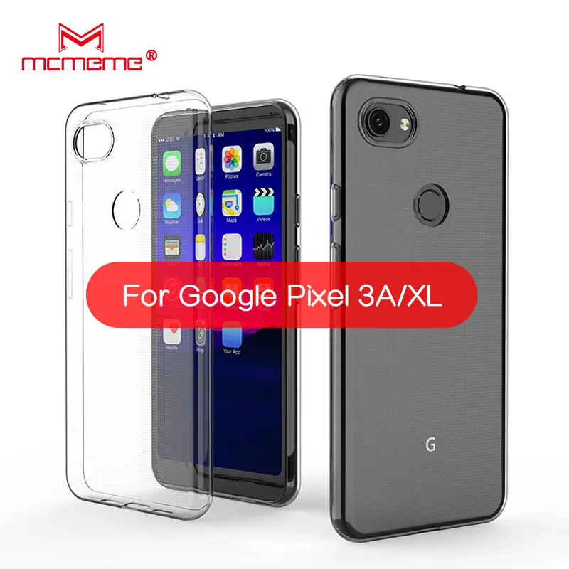 

Transparent Full Cover For Google Pixel 3A XL Silicon Clear Soft Back Case For Google Pixel 3AXL 3 A XL Invisible phone Case