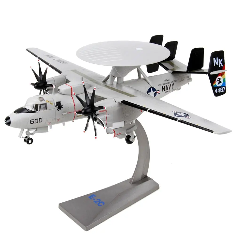 

1:72 E-2C Hawkeye Warning Aircraft Alloy Model Fighter Simulation Military Model Ornaments F16 Fighter Model Precious Gifts