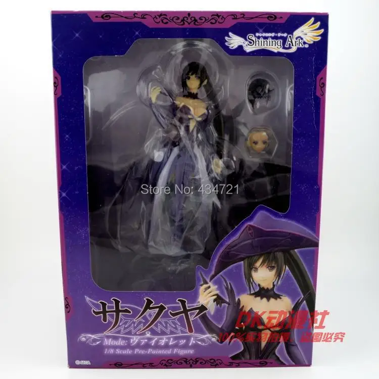 Wholsale Retail POP Game Alphamax Shining Ark Angel Hunter Viola Sakuya Mode Violet Vold Mollet 1/8 Scale Action Figure | Игрушки и