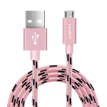 0,5 м/1 м/3 м розовое золото универсальный кабель Зарядное устройство Micro USB кабель для быстрой зарядки для samsung htc sony android телефон шнуры для аксессуаров