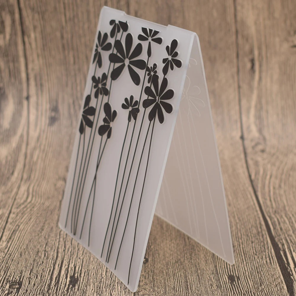 Morning Glory цветы Пластиковые тиснения шаблон папки для скрапбукинга фотоальбом