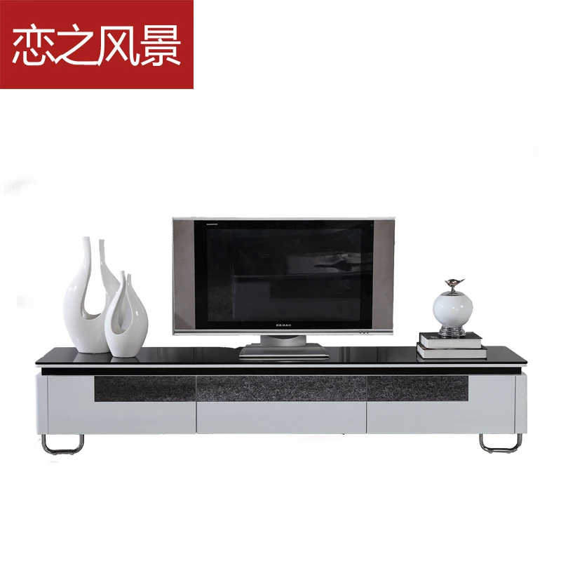 Floating Landscape Tv Cabinet Modern Minimalist Fashion Paint The