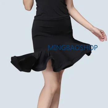 

Dancing Skirt Robe Latine Sexy 2020 Black Red Women Latin Dress Latina Female Tango Salsa Rumba Via