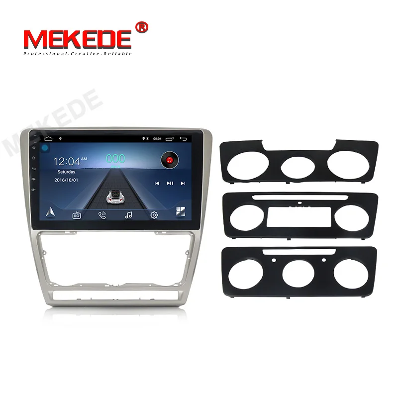 MEKEDE Android 8,1 автомобильный DVD gps мультимедийный плеер для SKODA Octavia 2 2011-2013 A5 автомобильный dvd Навигатор Радио бидео аудио плеер