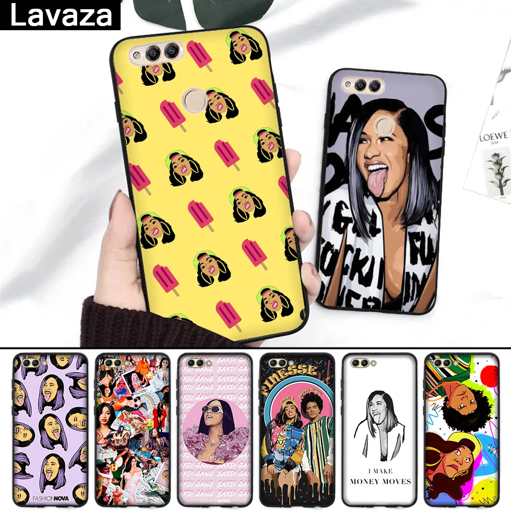 

Lavaza Fashion Nova Cardi B tongue Silicone Case for Huawei Honor 6A 7A 3GB Pro 7X 8 Lite 8X 8C 9 Note 10