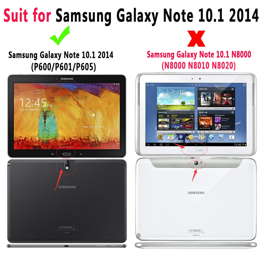Съемный чехол с беспроводной Bluetooth клавиатурой для Samsung Galaxy Tab Pro 10 1 T520 T525 Note 2014 P600