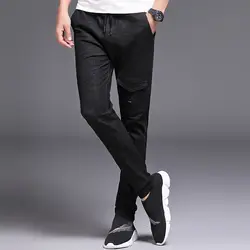 Новый британский стиль для мужчин брюки для девочек длинные мужской моды повседневное хлопок высокое качество брюк