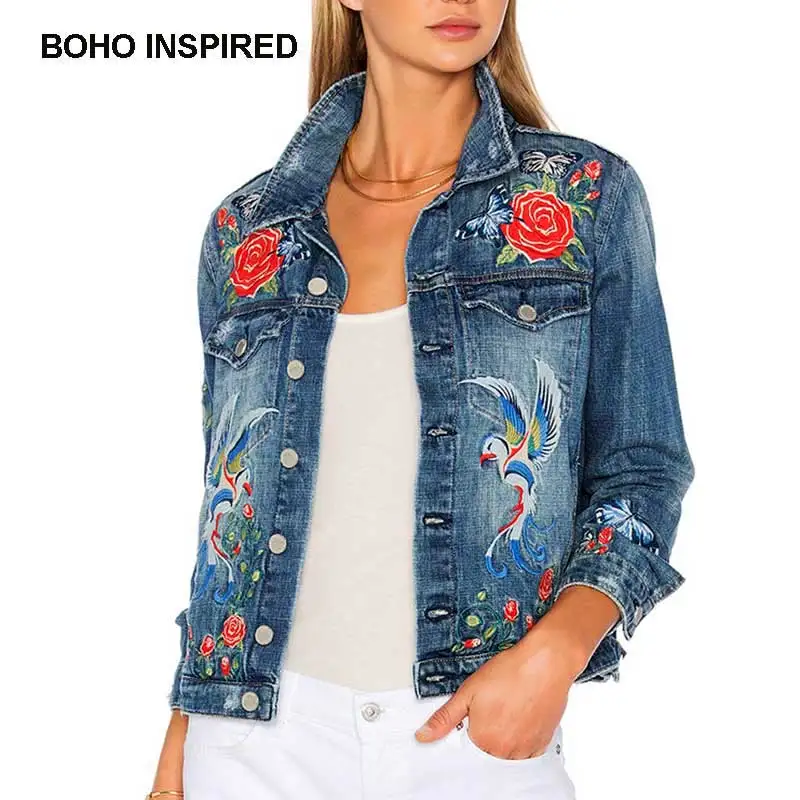 Aliexpresscom  buy boho inspired denim jacket fashion 2017 autumn