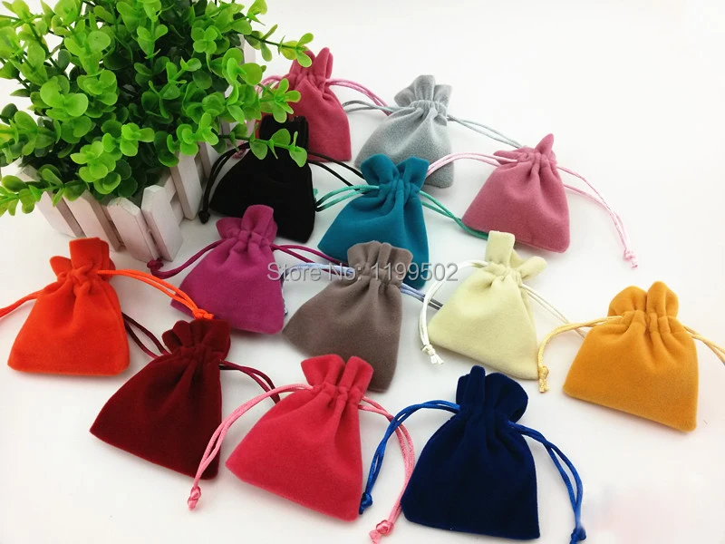 sale by bulk customized drawstring bag velvet jewelry bags wholesale
