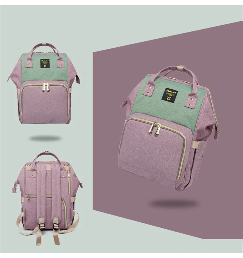 20L Capacity Oxford Korean Style Out Travel Storage Bags Plain Soft Handle Patchwork Hit Color Backpack Free Shipping Hot!29