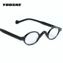 YOOSKE очки для чтения, круглые маленькие очки для чтения, ультра-светильник, очки для дальнозоркости, полимерные очки, очки против усталости