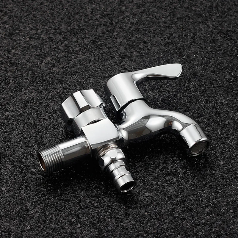 

1 Pc Double Quick Open Faucet Mop Pool / Tap Washing Machine Splash Water Mouth Bathroom Hardware Accessories Home Decor