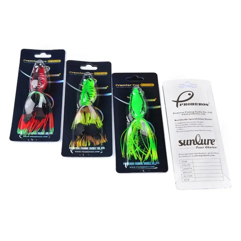 

1pcs Frog Lures Fishing Bait Artificial Bait Fishing Lures Fishing Tackle Hard Bait 6.35cm New