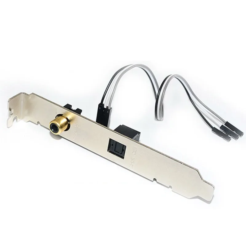 Najtaniej SPDIF RCA OUT płyta wspornik kabla płyta główna dźwięk cyfrowy wyjście dla płyty głównej ASUS Gigabyte MSI A2 004