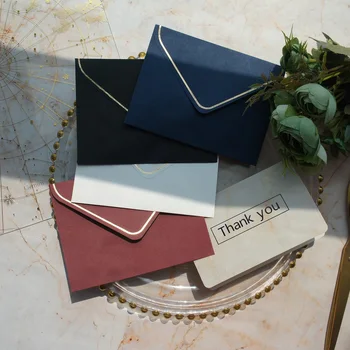 

25pcs Beige Marble Thank You Card Envelope As Greeting Card Wedding Birthday Party Invitation DIY Decor Gift Card