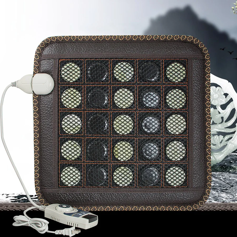 

( 110V) Wholesale Jade Heating Mat NEW Natural Jade Germanium Tourmaline Stones Infrared Heating Mat 680219