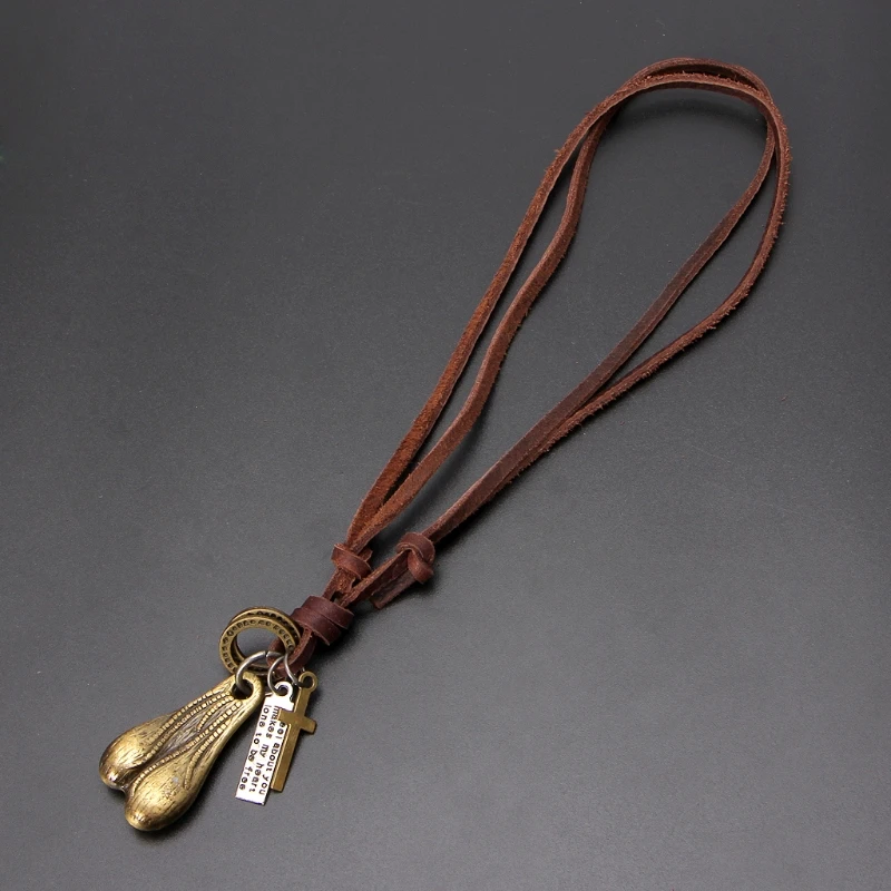 Медные Подвески мужской символ петух Джиджи мужское ожерелье с подвеской для влюбленных забавные сексуальные ювелирные изделия ожерелье для подарков для женщин