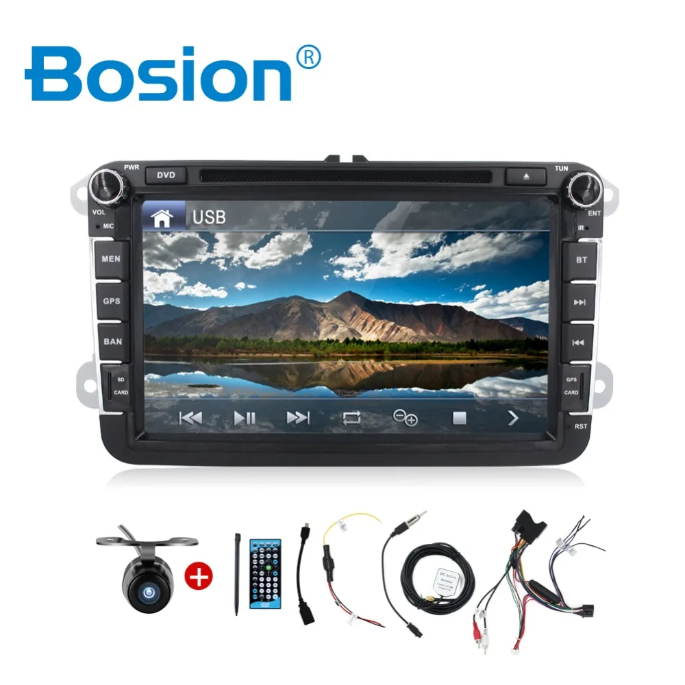 8 inch radio 2Din Car DVD GPS Player IN dash auto car pc Stereo For VW TIGUAN GOLF CADDY PASSAT Stereo Radio video HD TV Camera