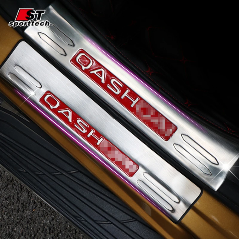 Car Styling Door Sill Protectors For Nissan Qashqai Enter Pedal