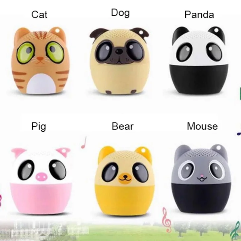 Mini Bluetooth Animal Wireless Speaker with Powerful Rich Room Filling Sound Audio Driver for iPhone/iPad/iPod/Samsung/Tablets - ANKUX Tech Co., Ltd