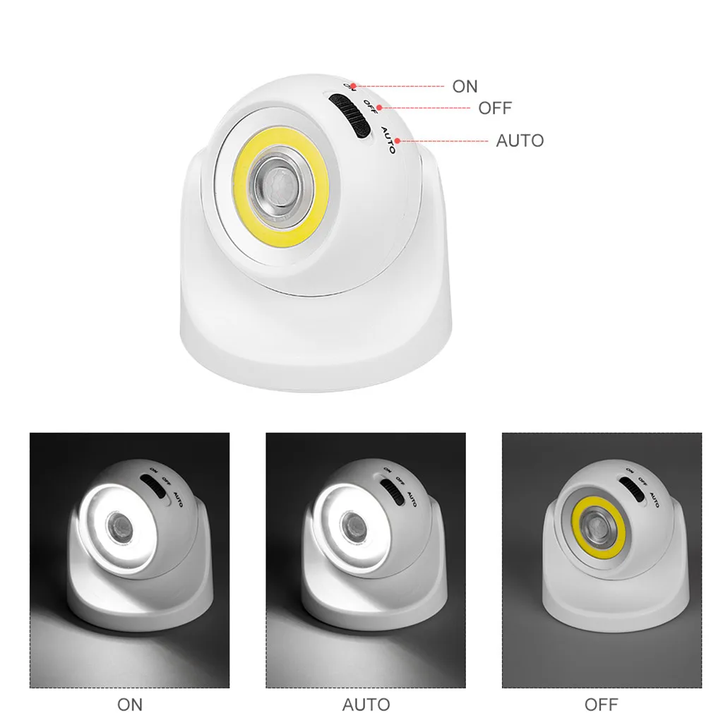 Горячая Распродажа светодиодный s движение активированный беспроводной Сенсор свет 120 градусов вращения светодиодный освещение для