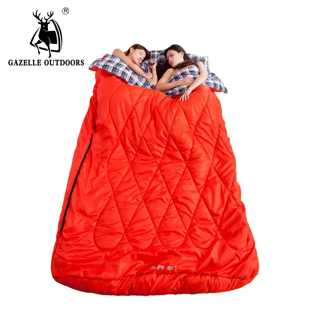 Gazelle Outdoors Sleeping Bag Double Envelope Outdoor Travel Camping Longer Family Large Duet Sleeping Bag Couples 2 Person Sleeping Bag Couple Outdoor Sleeping Bagoutdoor Sleeping Aliexpress