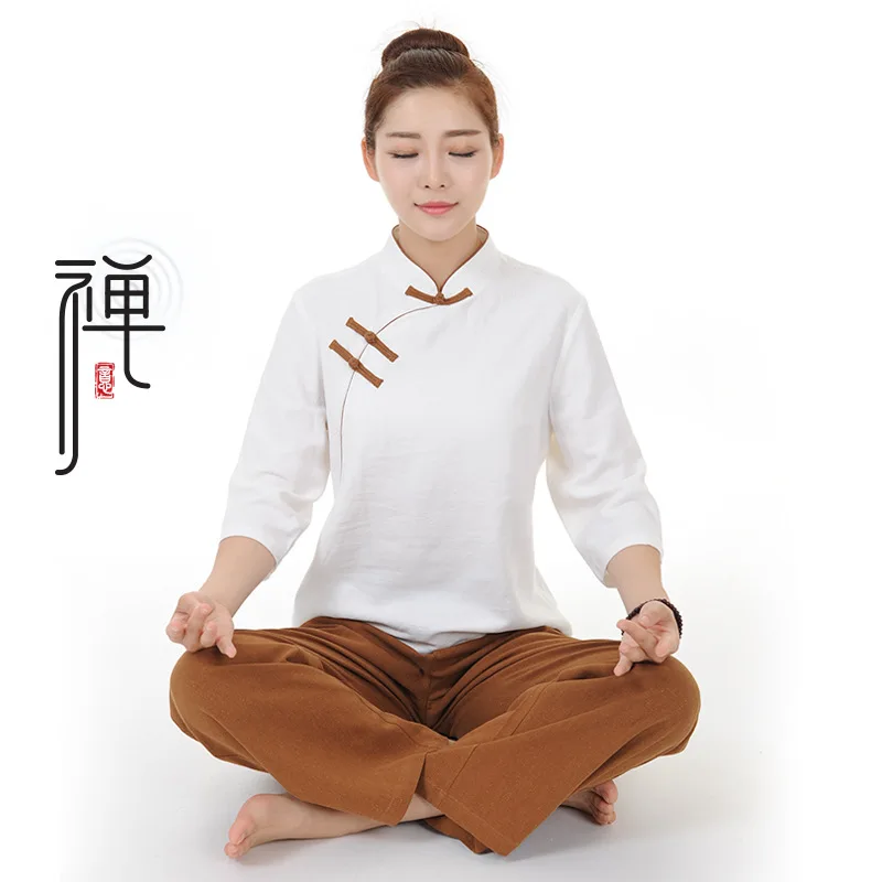 Новый китайский костюм кунг фу одежда Тай Чи Хлопковая женская taiji Taijiquan