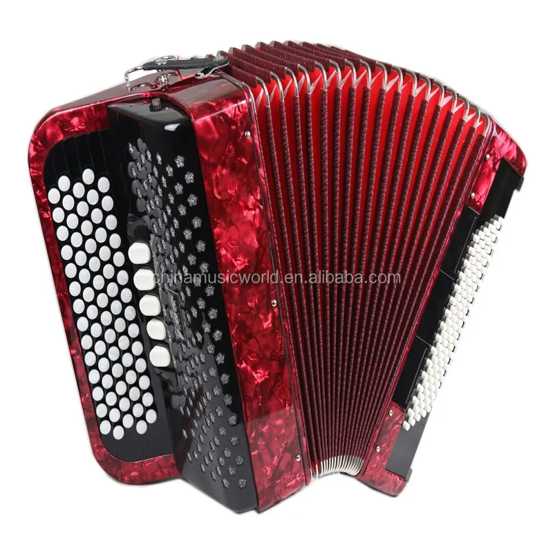 Afanti Super popular 72keys 96Bass Red Piano Accordion AFA-56 button accordion sale