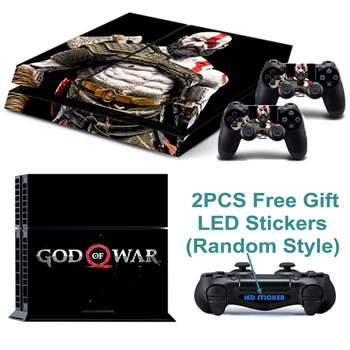 

Protective Limited Edition God Of War Game Skin Decals For Playstation 4 PS4 Console Sticker For PS4 2 Controllers Covers