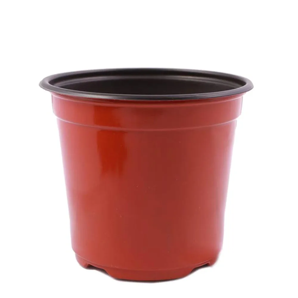 110PCS Garden Plant Nursery Container Seedling Flower Pot Plants Reusable Plant Seeding Nursery Pot Diameter 9CM High 8CM