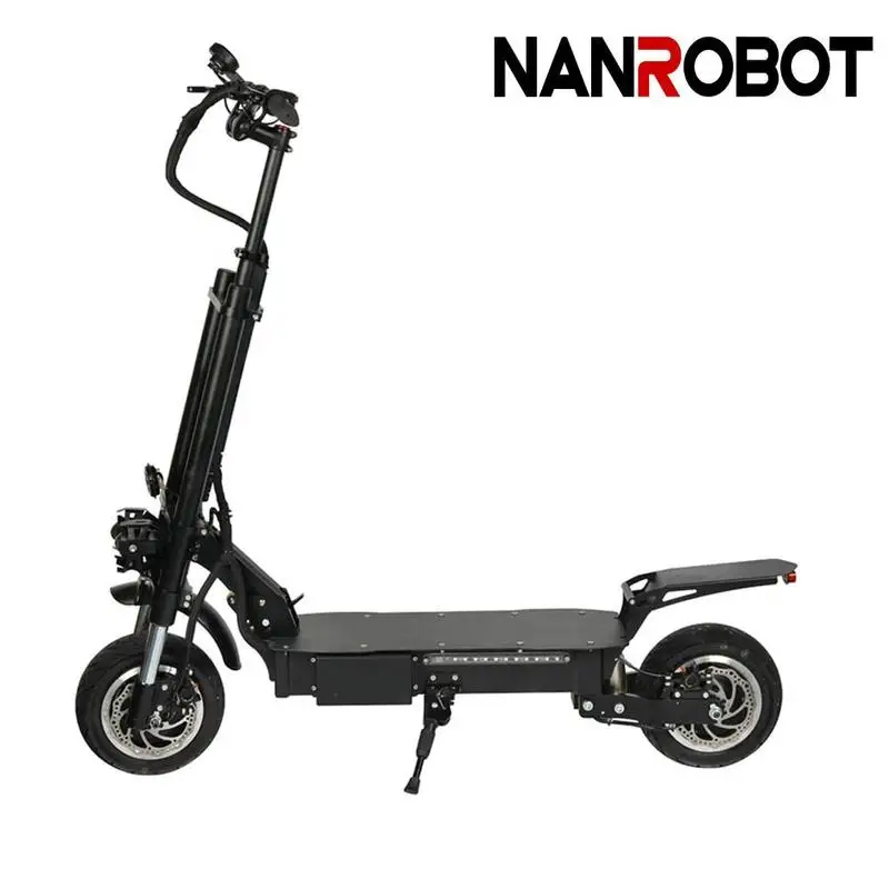 Nanrobot RS6 1" 3200 Вт 60В/31.2A 50 миль в час) или 55 миль высотой Скорость складной съёмный взрослых Электрический 2-ух колесный kick e скутер - Цвет: RS6 Electric Scooter