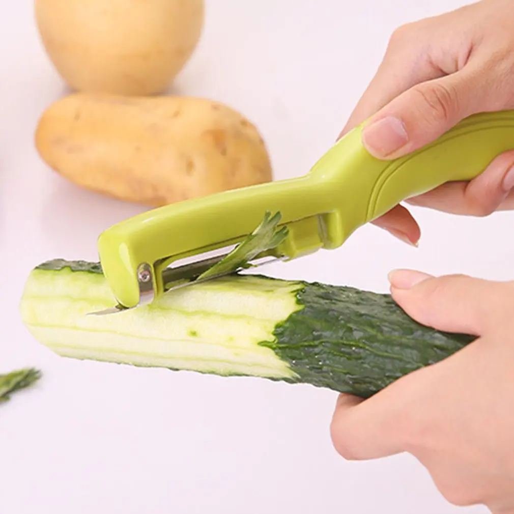

Multifunction Electric Peeler for Fruit Vegetables Automatic Stainless Steel Apple Peeler Kitchen Potato Cutter Machine Green