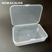 10pcs SMD SMT Screw Sewing Fish Hook Component Storage Tool Box PP Transparent Electronic Plastic Parts Box for Tool