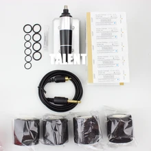 Премиум качества татуировки ручки Комплект Перманентный Макияж машина с иглой картриджи+ 80 шт. вы Палочки-до иглы картриджи